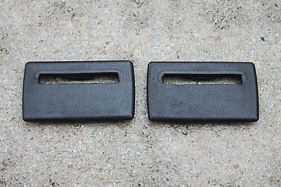 93-02 camaro z28 ss firebird trans am- black roof seatbelt guide trim lh rh pair