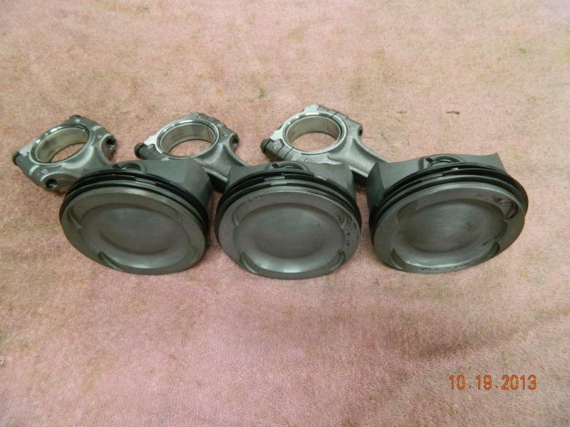 Seadoo 4 tec piston and connecting rod set from ho 255/260 engine rxp rxt gtx