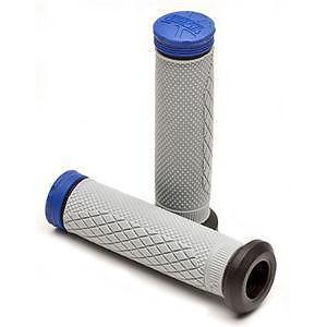 Pro taper tri density grips mx grips twist full diamond blue 024873 brand new