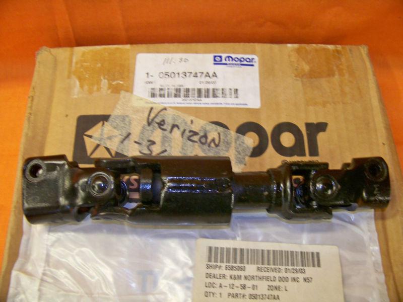 New oem mopar steering flex joint 05013747aa 1994 dodge b150-b250-b350 vans