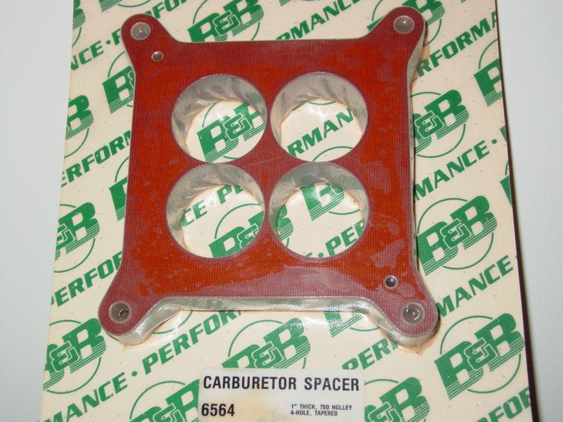 Canton b&b performance i" tall insulating carburetor spacer for holley 750 dp 