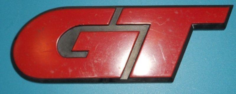 Volkswagen golf jetta polo "gt" emblem oem pn 165-853-750