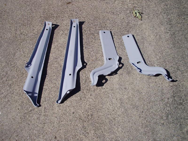 1967 chevelle original front bumper brackets