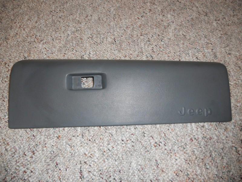 Jeep cherokee xj glove box door 1984-1996 grey oem