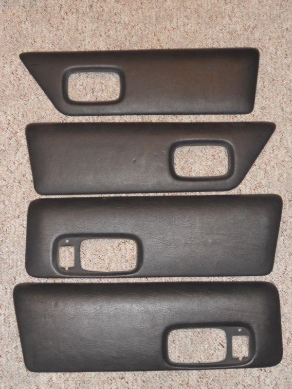 Jeep cherokee upper door trim panels - dark grey set of 4 oem 1997-2001