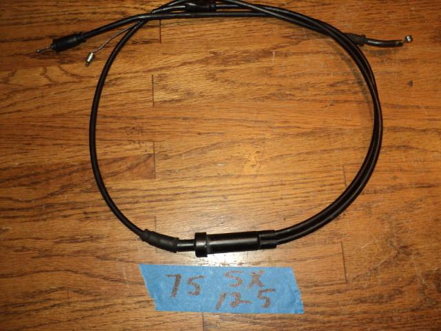 1975 harley  aermacchi  sx-125cc   throttle cable assembly amf   