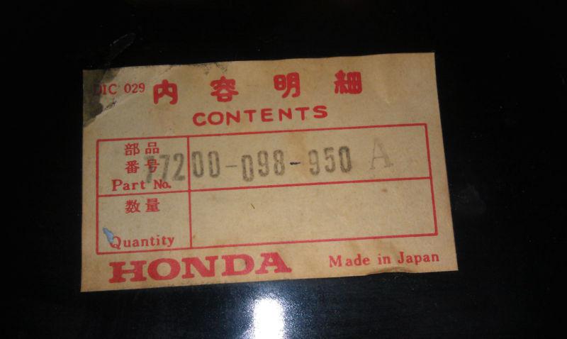 Honda nos seat, ct70, sl70, xr75, z50, ct70h, 77200-098-950