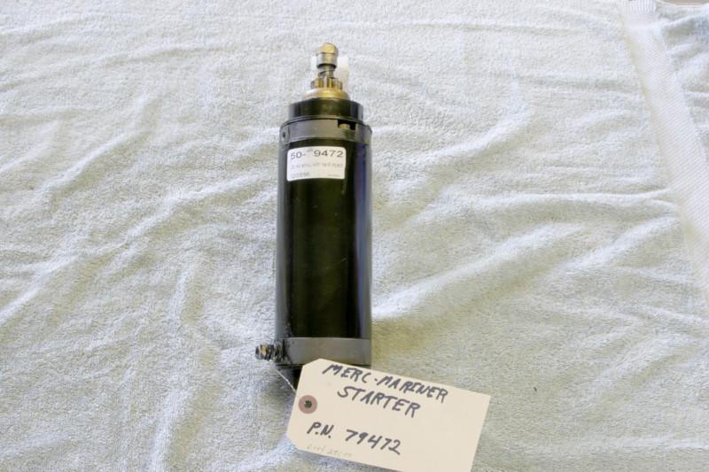 Clean mercury starter motor part # 50-79472- fresh minnesota water