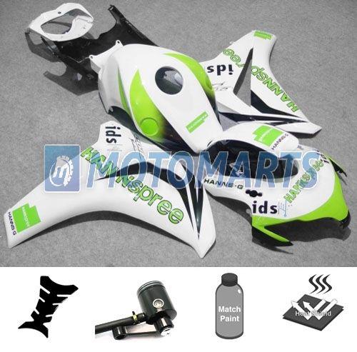 Bundle fairing with brake fluid reservoir for honda cbr1000rr 08 09 2010 2011 ah