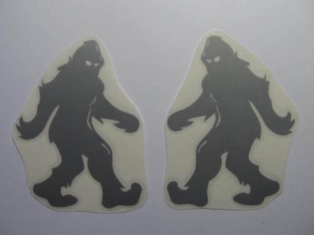 Bigfoot sasquatch squatchin yeti decal stickers vinyl sticker