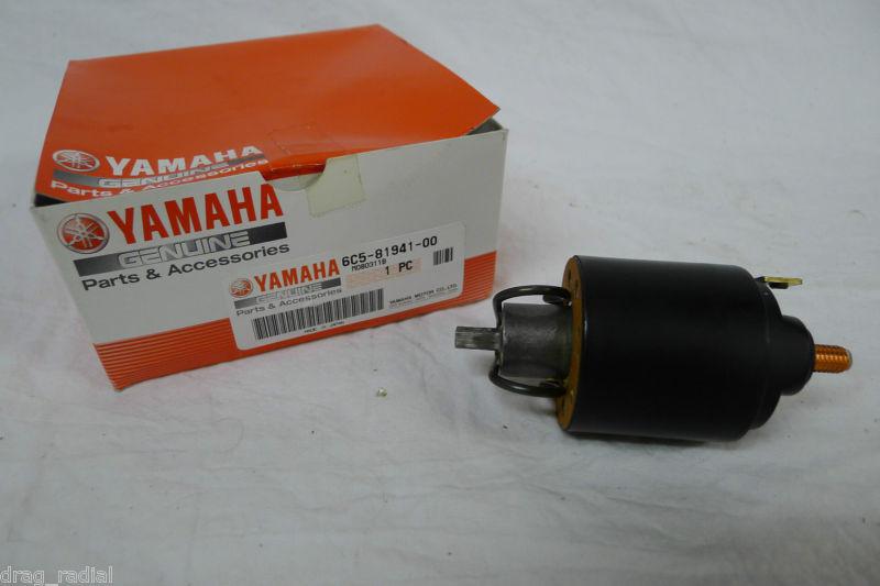 Starter solenoid w/gasket & clip yamaha genuine oem part 6c5-81941-00-00 