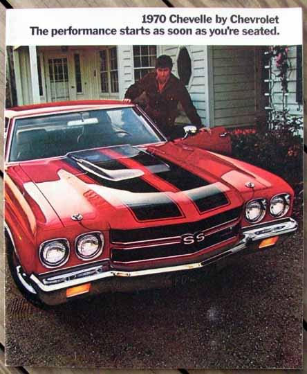 Rare original nos 1970 chevrolet chevelle dealer brochure l@@k #b270