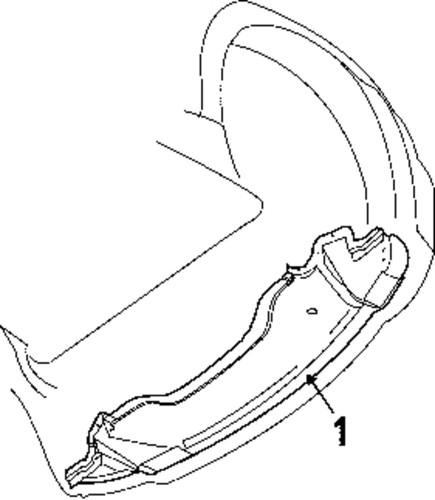 Mopar oem 4806104ae splash shields-underbody shield