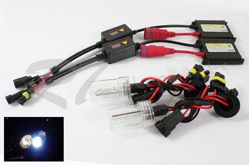 9006 8000k crystal blue digital slim ballast xenon hid fog lights conversion kit