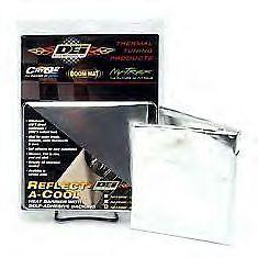 Dei 010460 reflect-a-cool thermal heat barrier 12" x 12" sheet fiberglass & foil