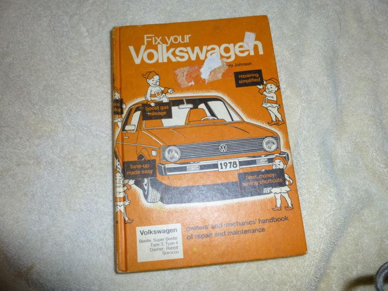 Volkswagen super beetle type iii type iiii dasher rabbit scirroco repair manual