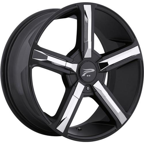 17x7.5 black platinum dynasty (499) wheels 5x4.5 5x112 +40 jeep prospector