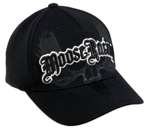 Moose racing mens skull-session flexfit hat 2014