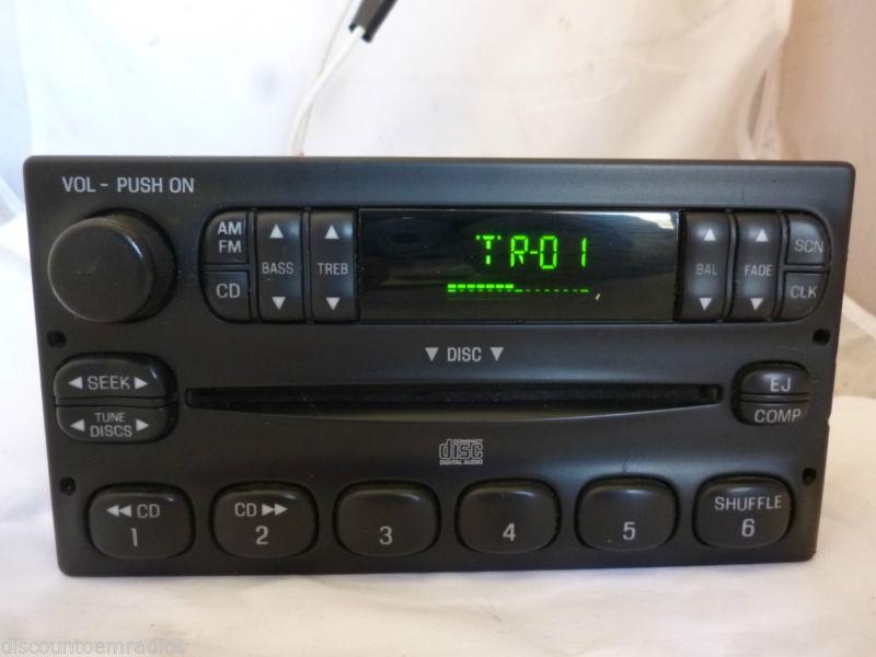  99-03 ford ranger explorer crown victoria f150 radio cd 3l3t-18c815-ca oem *