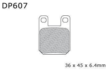 Dp standard brake pads front montesa cota 310 1990