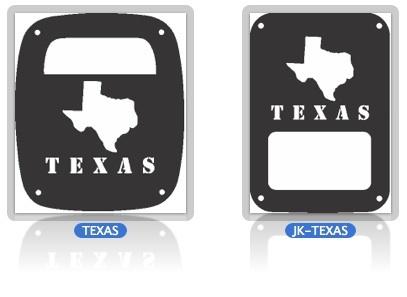 Jeep tail light covers texas cj yj tj jk models black decorative new 