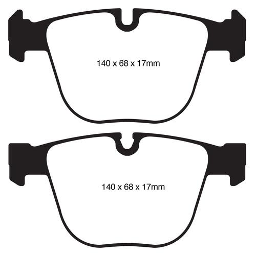 Ebc brakes dp22020 ebc greenstuff 2000 series sport brake pads