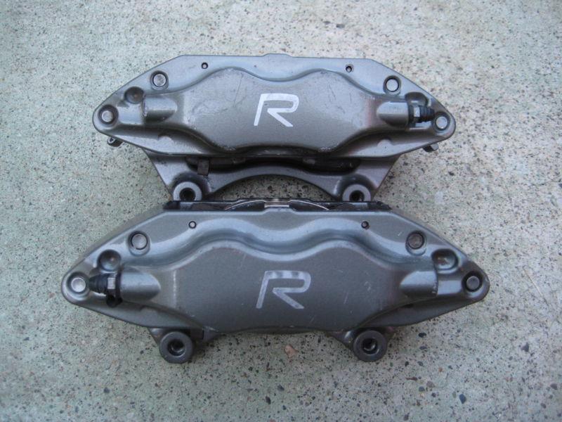 04-06 2004-2006 volvo s60 r front brake calipers rare brembo oem