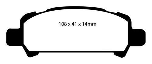 Ebc brakes dp51293ndx ebc bluestuff ndx full race brake pads