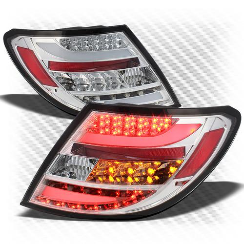 08-10 w204 c-class chrome philips-led perform tail lights rear lamps upgrade