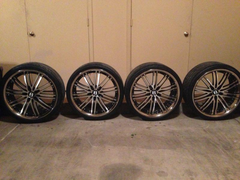 Used 22 inch rims and tires for bentley gtc or gt 