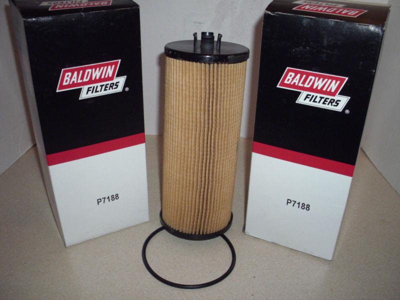 P7188 baldwin filters (2) fits mercedes & deutz engines