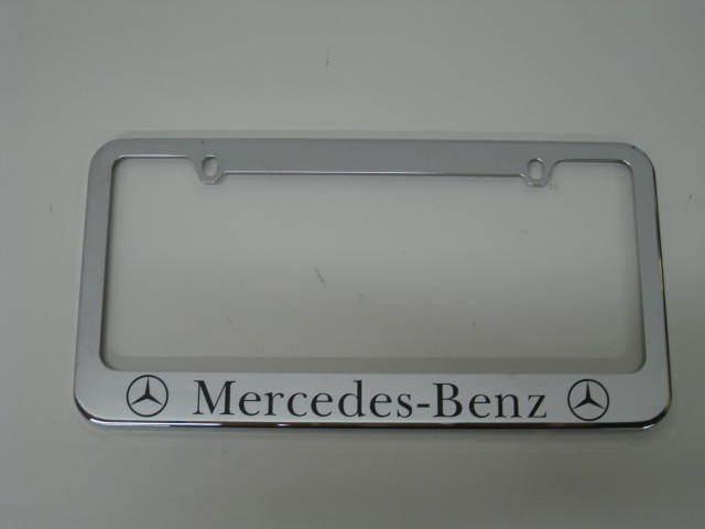 Mercedes-benz metal license plate frame c/e/clk/slk