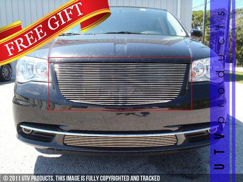 2011 - 2013 chrysler town & country upper billet grille mini van replacement 