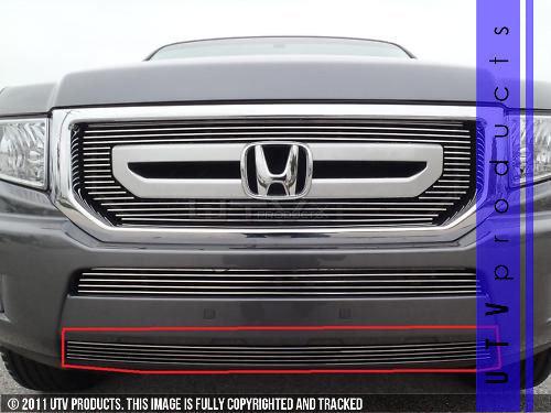 2009 - 2011 honda ridgeline billet grille 1pc chrome custom bumper 09 10 11