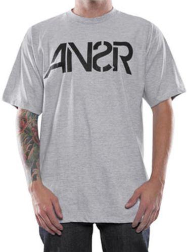 New answer stencil adult tee/t-shirt, gray, 2xl/xxl