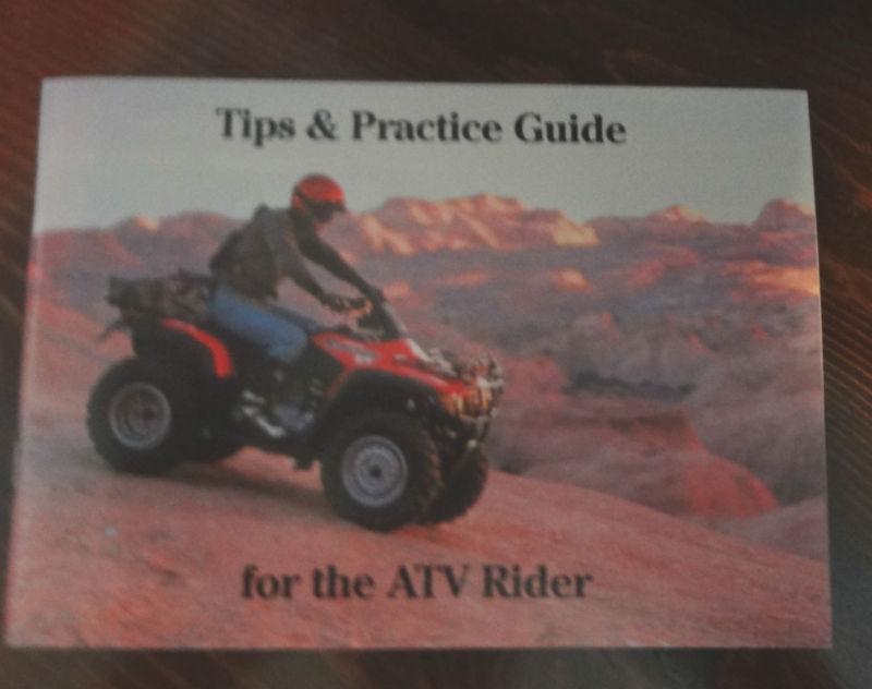 Honda atv tips and practice guide for the atv rider manual 00x51-atv-6000 