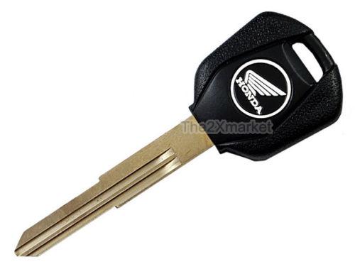 2pcs replacement motorcycle black key uncut for hond@ cbr 600/954/1000/1100rr