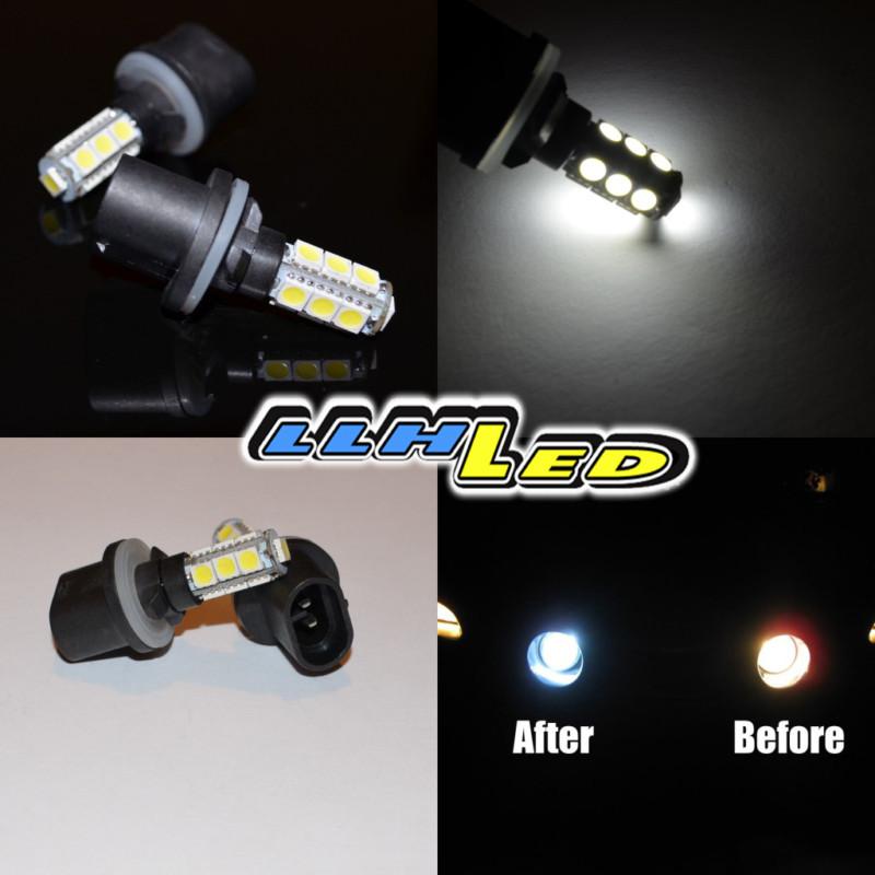 2 pc smd13 led 880 bulb fog lamp  899 pg13 pgj13 5050 drl white parking light 