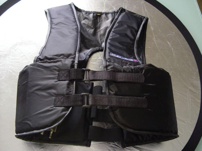 New black fastlane lightweight shockproof rib protector/vest race kart safety  