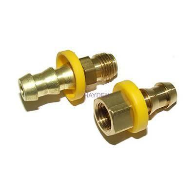 Hayden 393 transmission line adapter brass 1/2"-20 i.f. chevy gmc oldsmobile ea