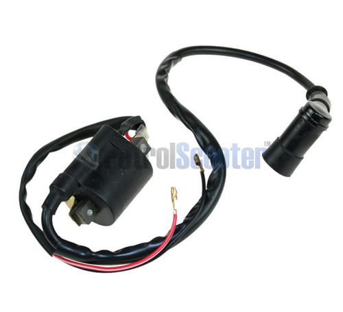 Pit bike atv quad ignition coil + spark plug cap fits chinese bikes inc kazumas