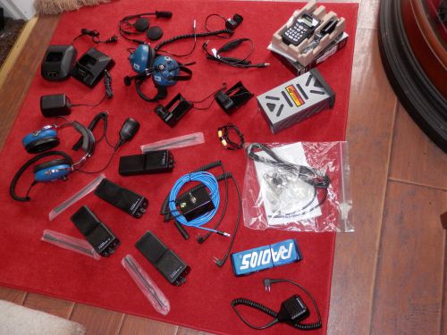 Motorola 4 radio uhf race car racing radio package and accessories