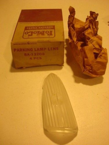 Nos fomoco 1949 ford passenger right side park light lens glass 8a-3209 no box