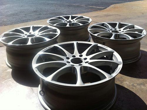 17 monoblock rims 4 lug universal civic accord corolla honda gsr integra si