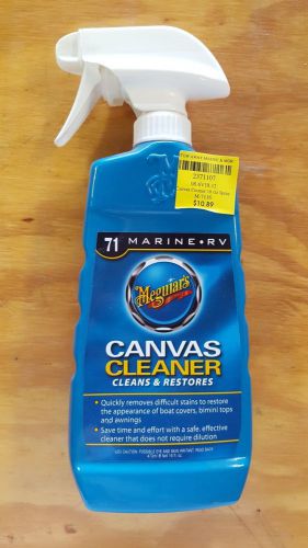 Meguiars canvas cleaner