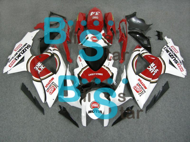 Injection fairing kit set fit gsxr600 gsxr750 gsx-r600 gsx-r750 2008-2010 29 w7