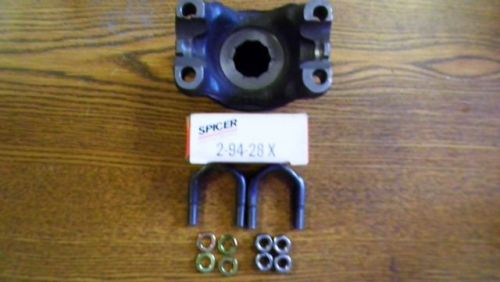 Hard to find dana spicer 2-4-1721 end yoke 10 spline with 2-94-28-x strap kit