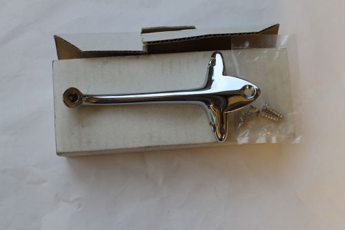 1955 - 1959 chevrolet gmc truck interior rear view mirror bracket, chrome