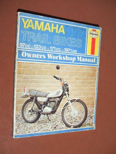 Vintage 1971-78 yamaha trail bike workshop manual dt 100 125 175 motorcycle