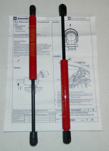 Nos cobalt ss pursuit rear trunk struts with rear spoiler 17801819 victory red